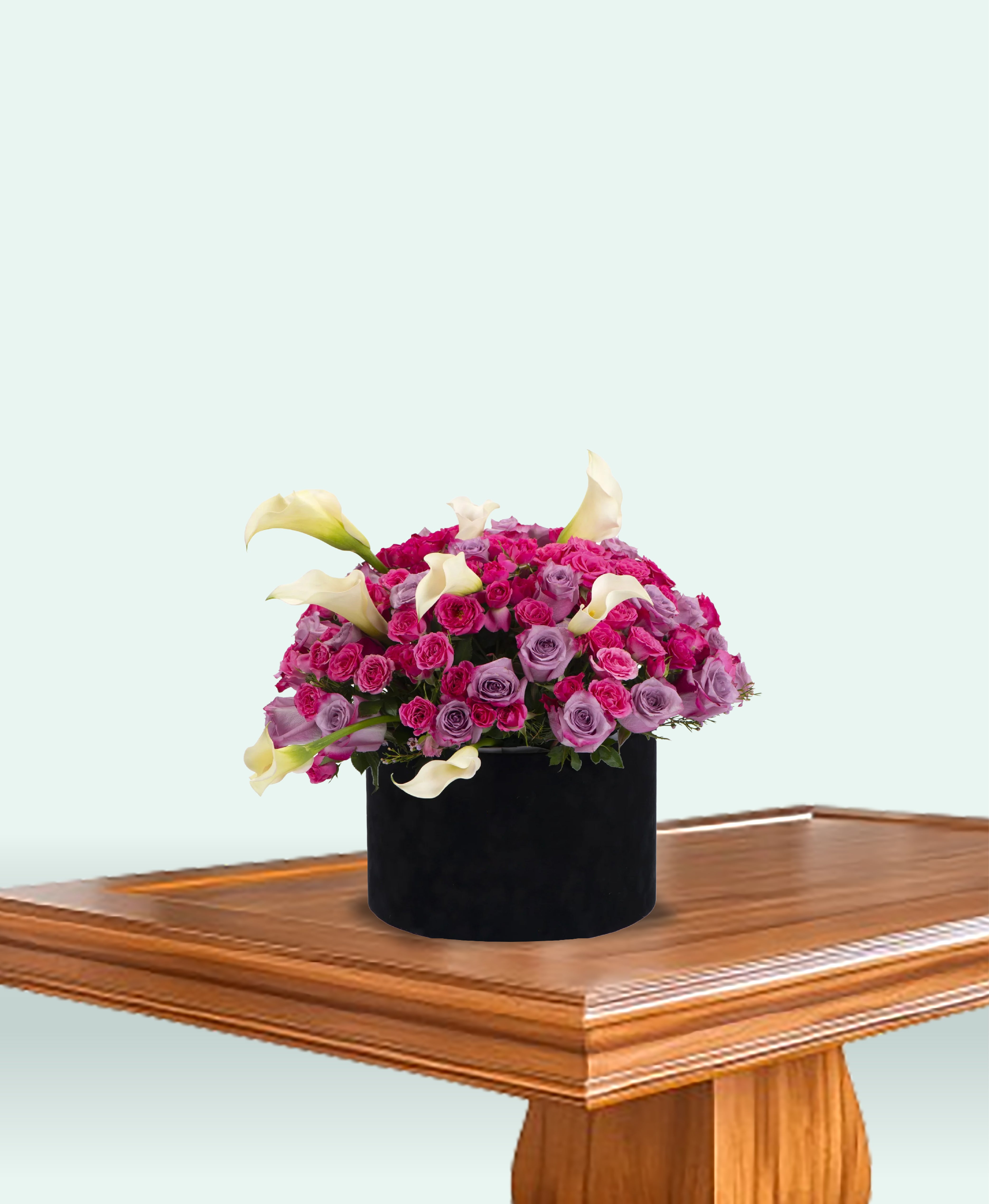Amethyst Bloom – Calla & Rose Luxe Hatbox